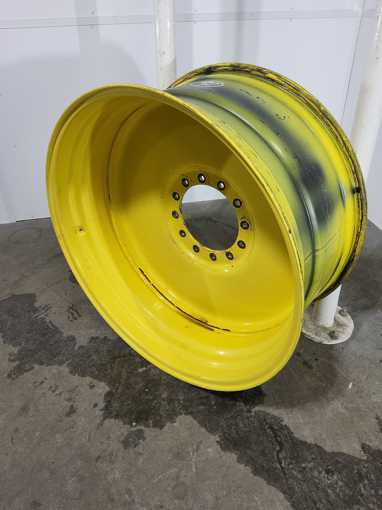 20"W x 42"D, John Deere Yellow 12-Hole Formed Plate Sprayer
