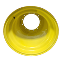 LSW 1100/35R32 Goodyear Farm Optitrac R-1W on John Deere Yellow 12-Hole Formed Plate 85%