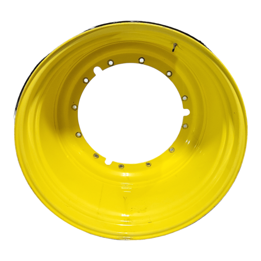 LSW 800/55R46 Goodyear Farm DT830 Optitrac R-1W on John Deere Yellow 12-Hole Stub Disc Sprayer 60%