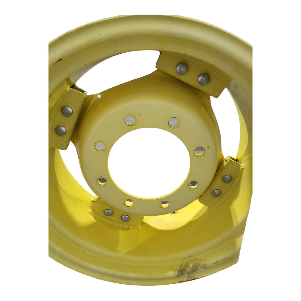 8-Hole Rim with Clamp/U-Clamp (groups of 2 bolts) Center for 24" Rim, John Deere Yellow