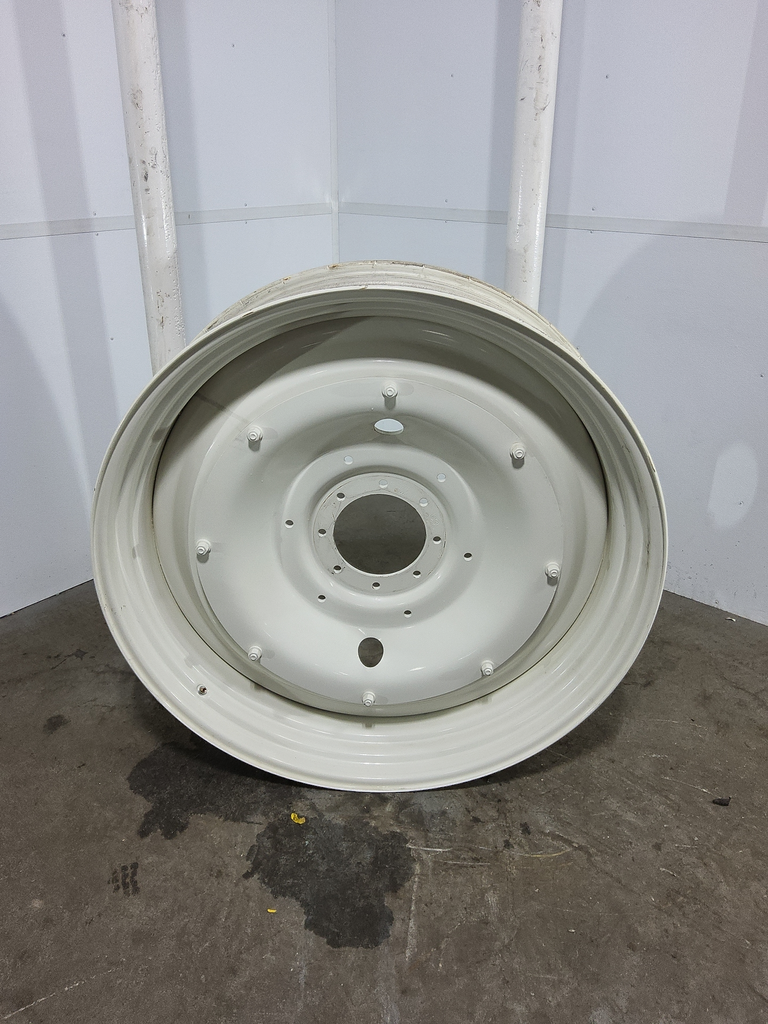 12"W x 46"D, New Holland White 8-Hole Stub Disc