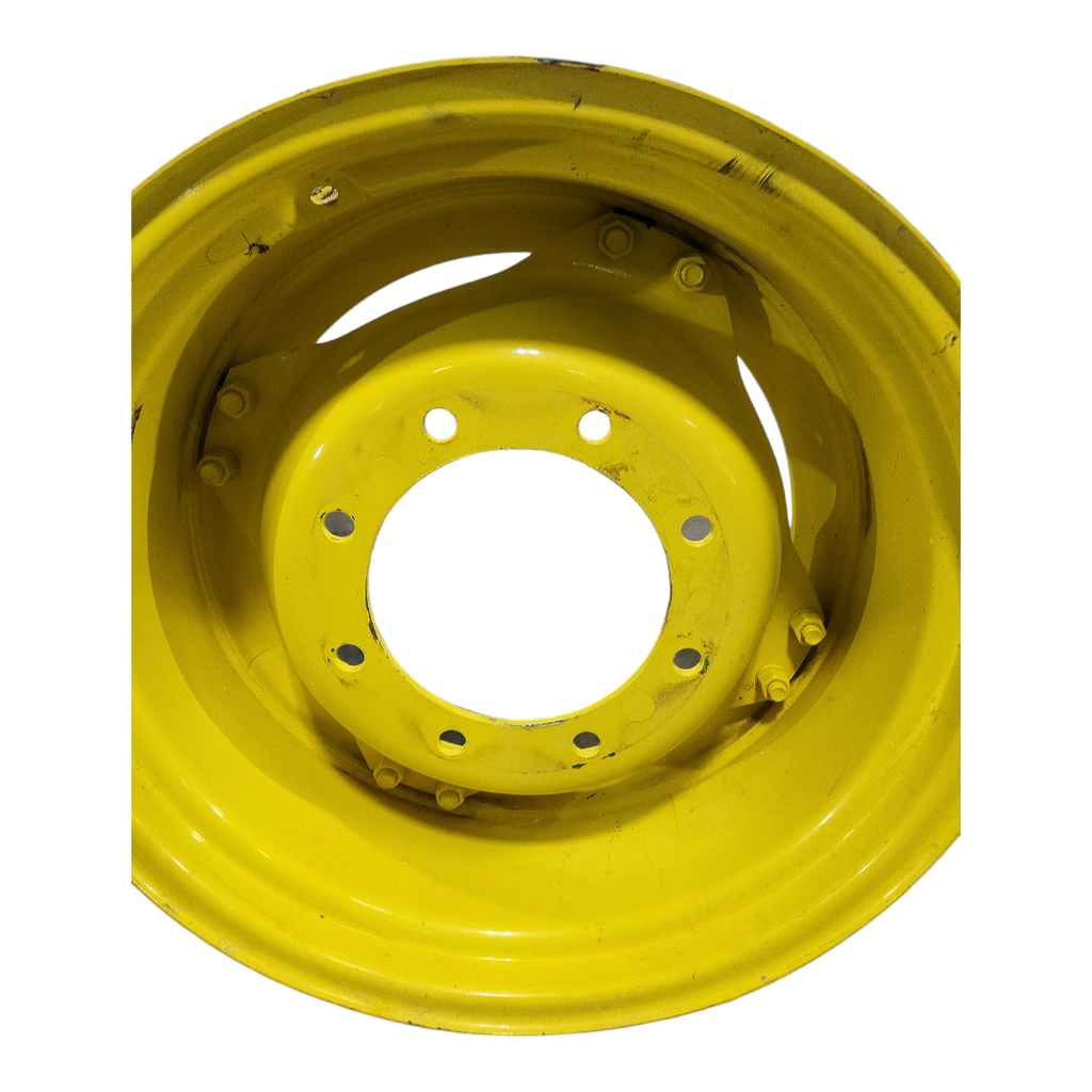 8-Hole Stub Disc (groups of 2 bolts) Center for 24" Rim, John Deere Yellow