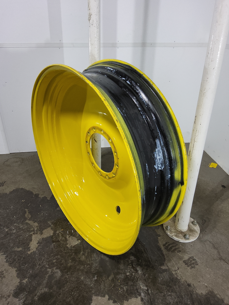 13"W x 46"D, John Deere Yellow 12-Hole Bubble Disc