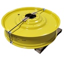 12"W x 54"D, John Deere Yellow 10-Hole Formed Plate