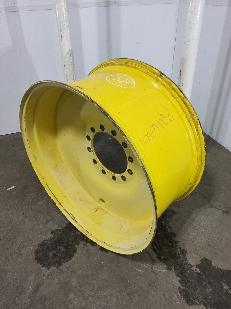 18"W x 38"D, John Deere Yellow 12-Hole Formed Plate Sprayer