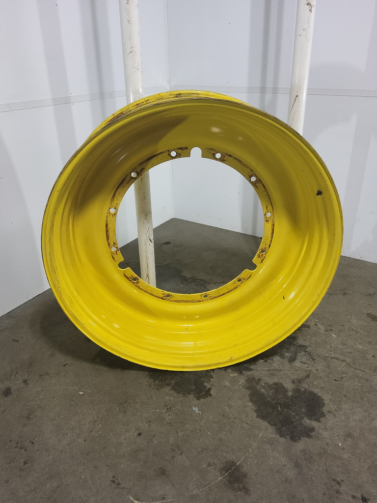 15"W x 50"D, John Deere Yellow 12-Hole Stub Disc