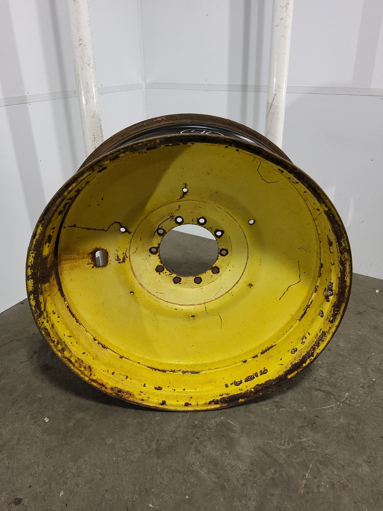 16"W x 46"D, John Deere Yellow 10-Hole Formed Plate