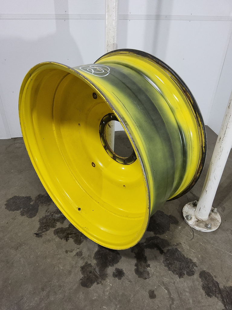 20"W x 42"D, John Deere Yellow 10-Hole Formed Plate