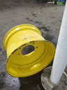 10.5"W x 17.5"D, John Deere Yellow 8-Hole Formed Plate