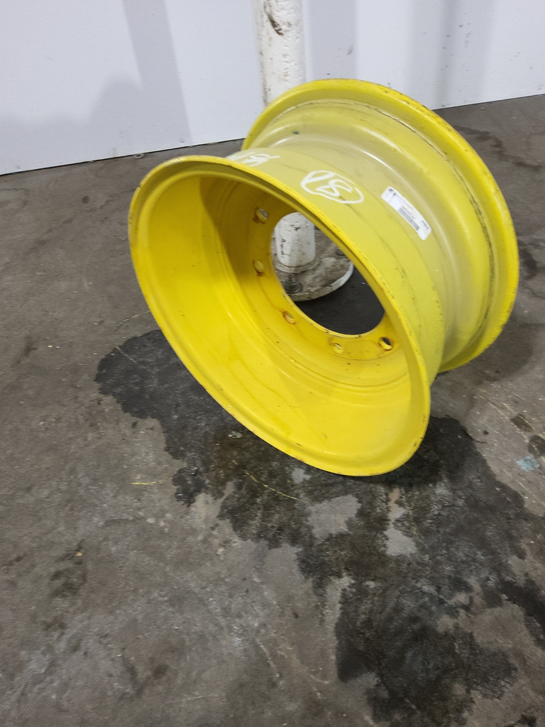 9"W x 18"D, John Deere Yellow 8-Hole Flat Plate