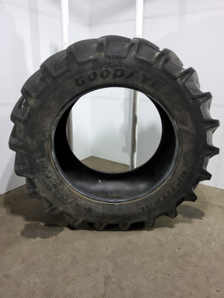 LSW800/55R46 Goodyear Farm DT830 Optitrac R-1W 85%