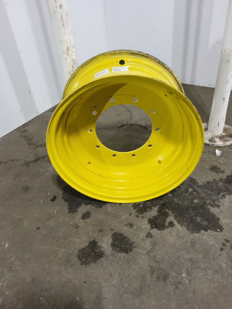 12"W x 24"D, John Deere Yellow 10-Hole Formed Plate