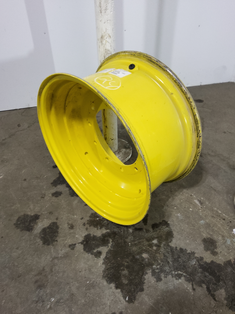 12"W x 24"D, John Deere Yellow 10-Hole Formed Plate