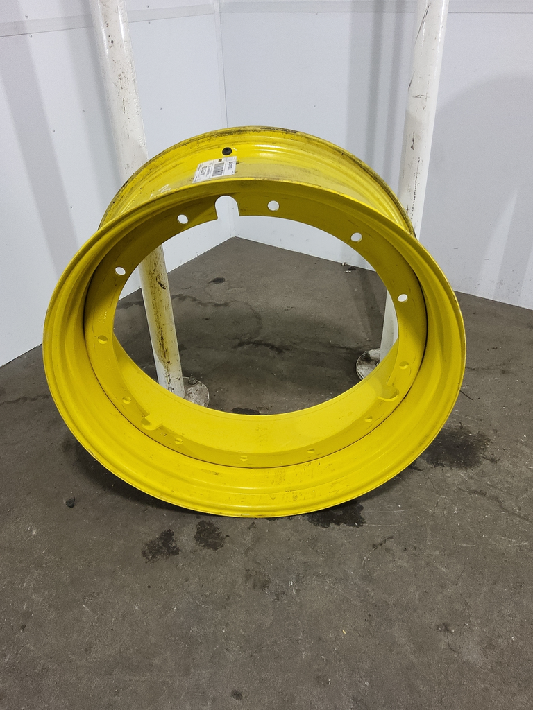 16"W x 38"D, John Deere Yellow 12-Hole Stub Disc