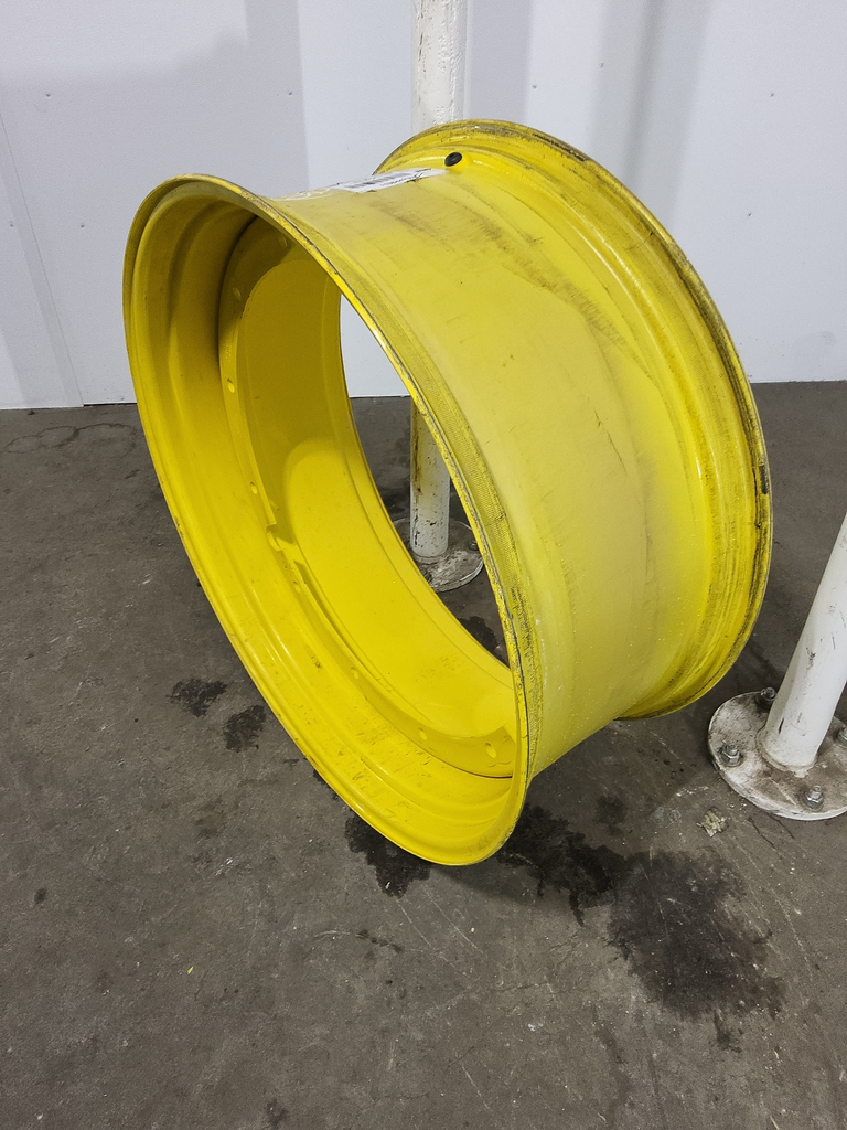 16"W x 38"D, John Deere Yellow 12-Hole Stub Disc