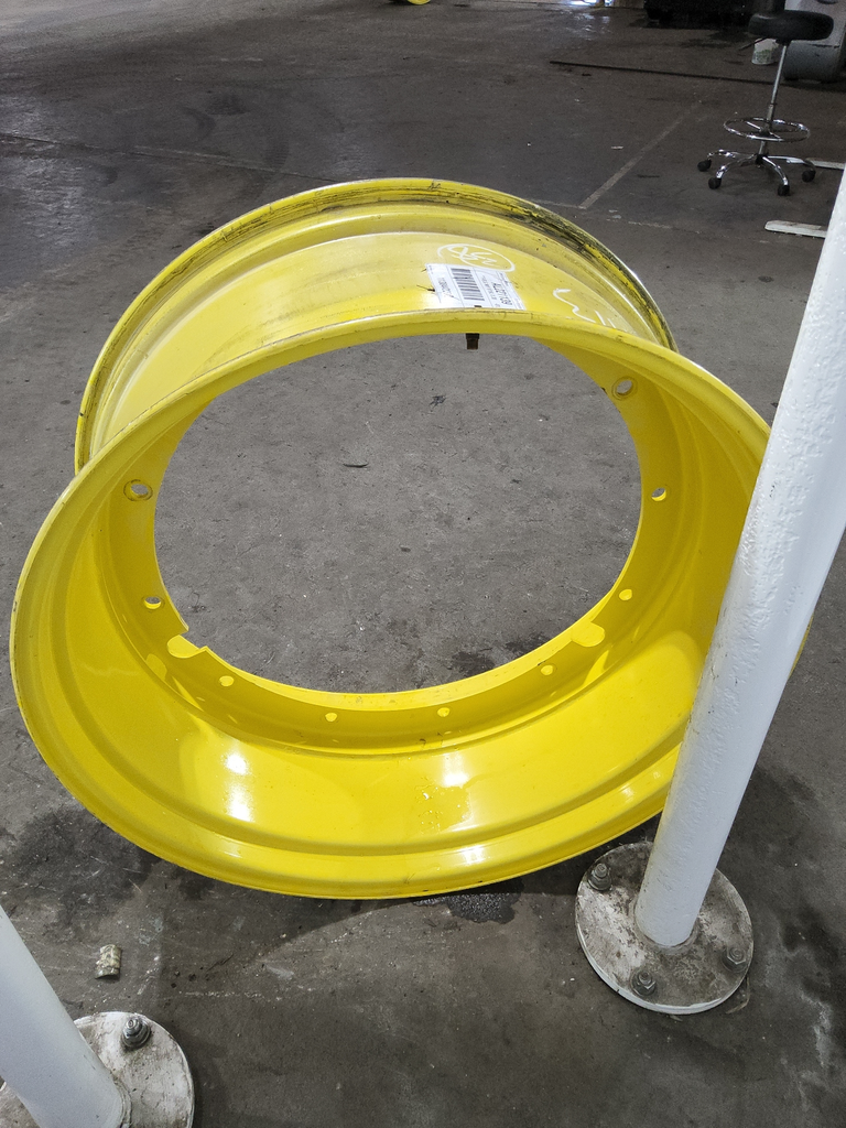 16"W x 38"D, John Deere Yellow 12-Hole Stub Disc