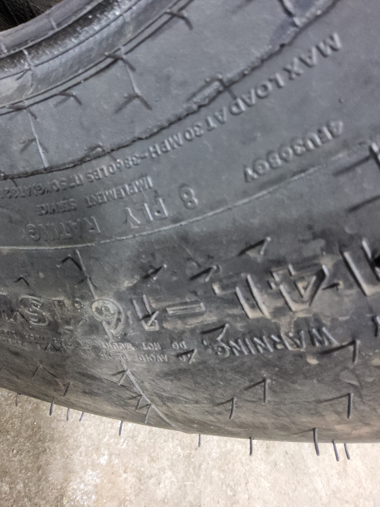 14/L-16.1 Goodyear Farm Utility SL I-1 D (8 Ply), 99%