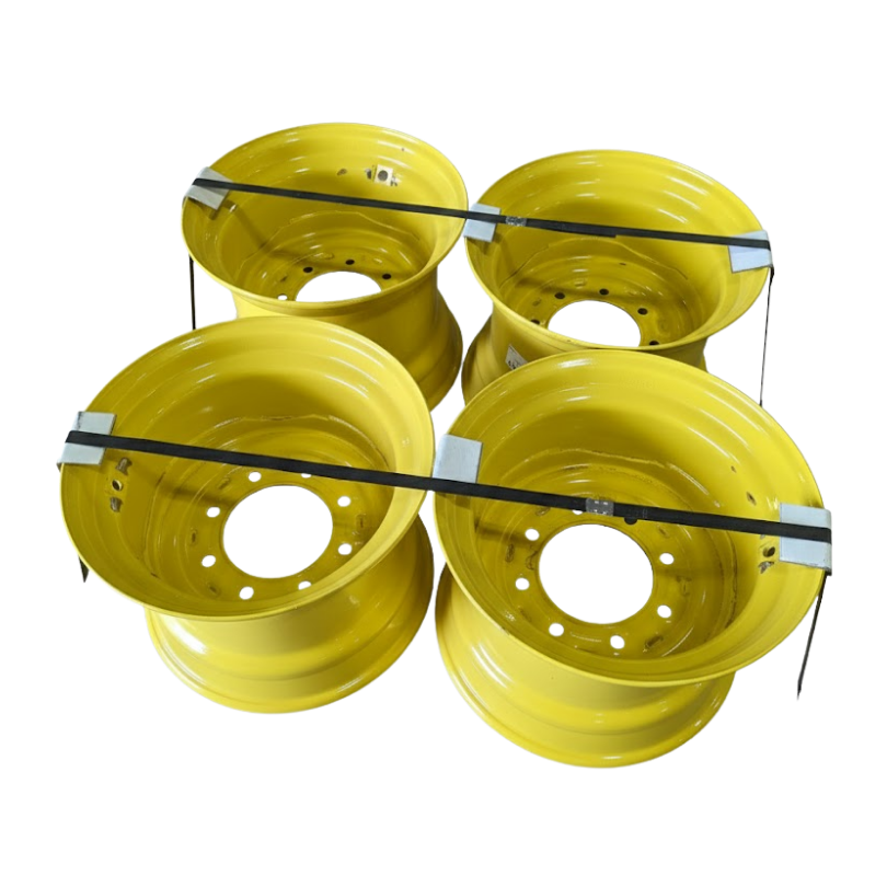 12"W x 16.5"D, John Deere Yellow 8-Hole Skid Steer