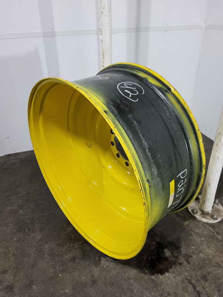 18"W x 42"D, John Deere Yellow 10-Hole Formed Plate