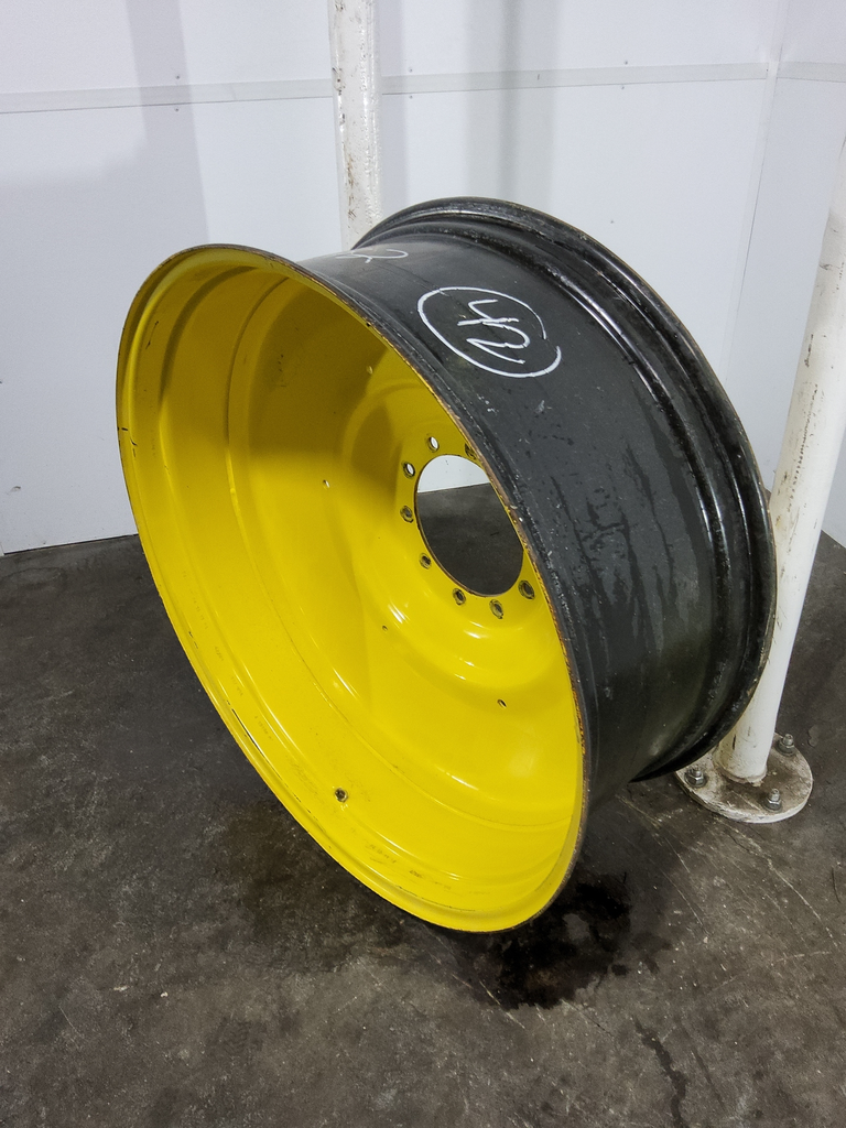 16"W x 42"D, John Deere Yellow 10-Hole Formed Plate