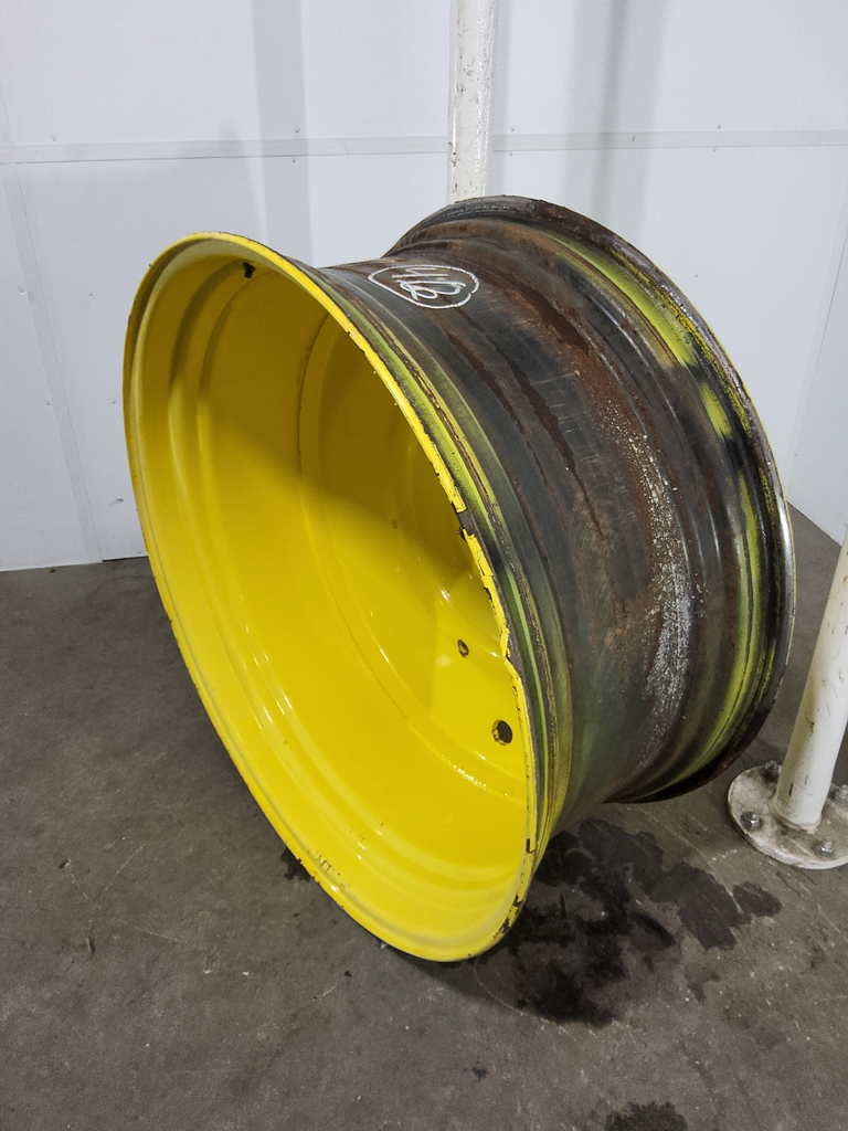 20"W x 46"D, John Deere Yellow 10-Hole Formed Plate