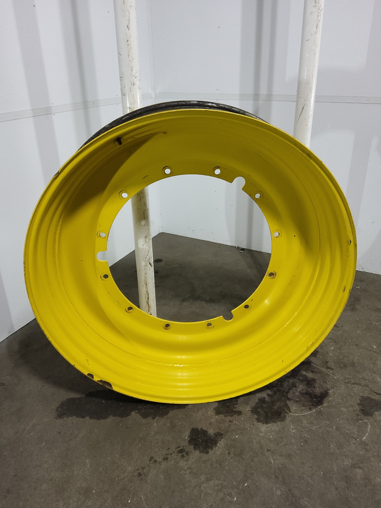 12"W x 50"D, John Deere Yellow 12-Hole Stub Disc