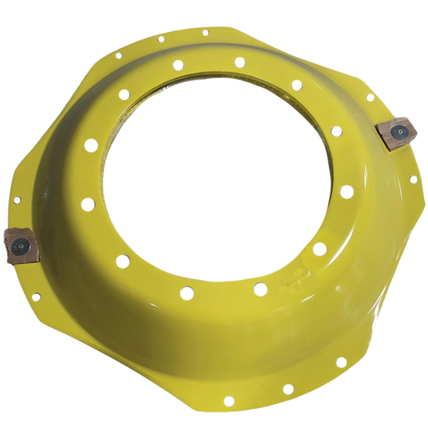 12-Hole Waffle Wheel (Groups of 3 bolts) Center for 38"-54" Rim, John Deere Yellow