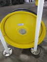 10"W x 46"D, John Deere Yellow 10-Hole Formed Plate