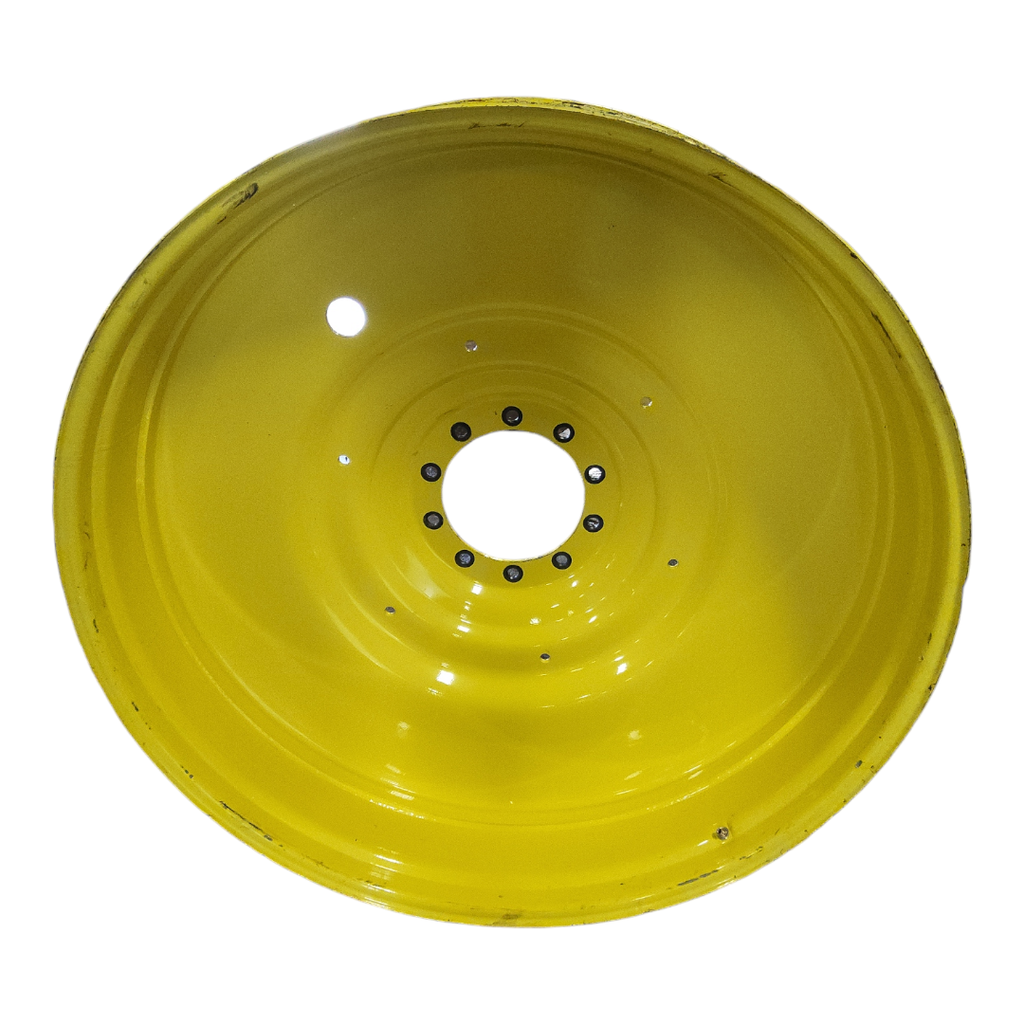 12"W x 54"D, John Deere Yellow 10-Hole Formed Plate