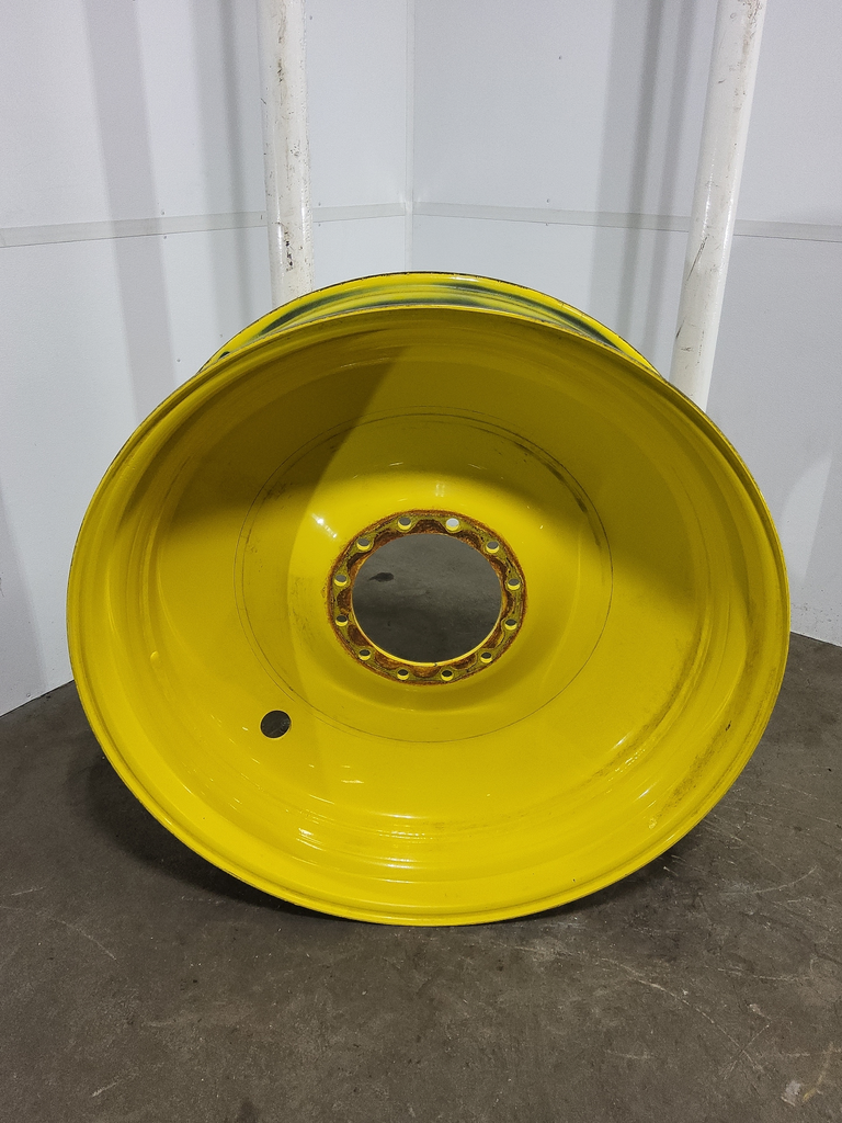 13"W x 46"D, John Deere Yellow 12-Hole Bubble Disc