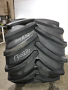 LSW 1100/35R32 Goodyear Farm Optitrac R-1W on John Deere Yellow 12-Hole Formed Plate