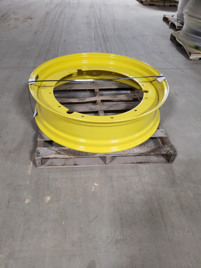 10"W x 42"D, John Deere Yellow 12-Hole Stub Disc