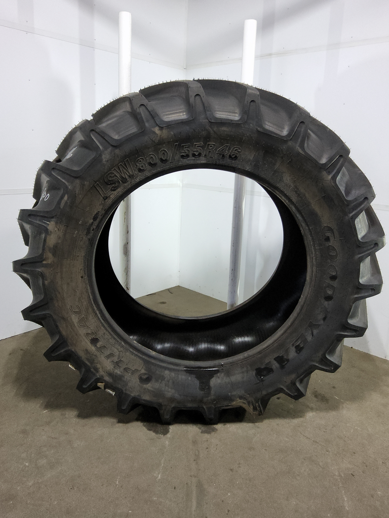 LSW800/55R46 Goodyear Farm DT830 Optitrac R-1W 178D 99%