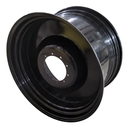 23"W x 42"D, Gloss Black 10-Hole Formed Plate