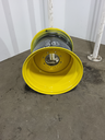 25"W x 26"D, John Deere Yellow 8-Hole Formed Plate