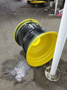 25"W x 26"D, John Deere Yellow 8-Hole Formed Plate