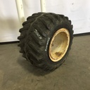 42/25.00-20 Firestone Flotation 23 DT HF-3 on White 0-Hole Terra Rim 40%