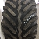 42/25.00-20 Goodyear Farm Super Terra Grip HF-3 on White 0-Hole Terra Rim 35%