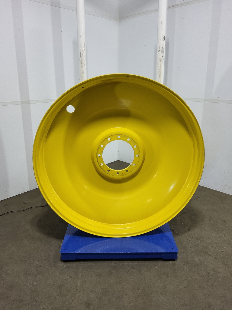 12"W x 54"D, John Deere Yellow 12-Hole Bubble Disc