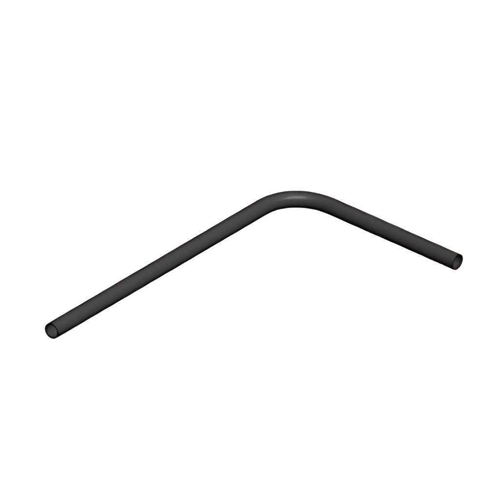 Alu-Tube, 90° bent, for 11mm OLN, 620 x 330mm, Øext=26mm