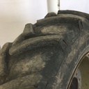 13.6/-28 Springfield Farm Aid All Purpose R-1 on Case IH Silver Mist 10-Hole Rim with Clamp/Loop Style 40%