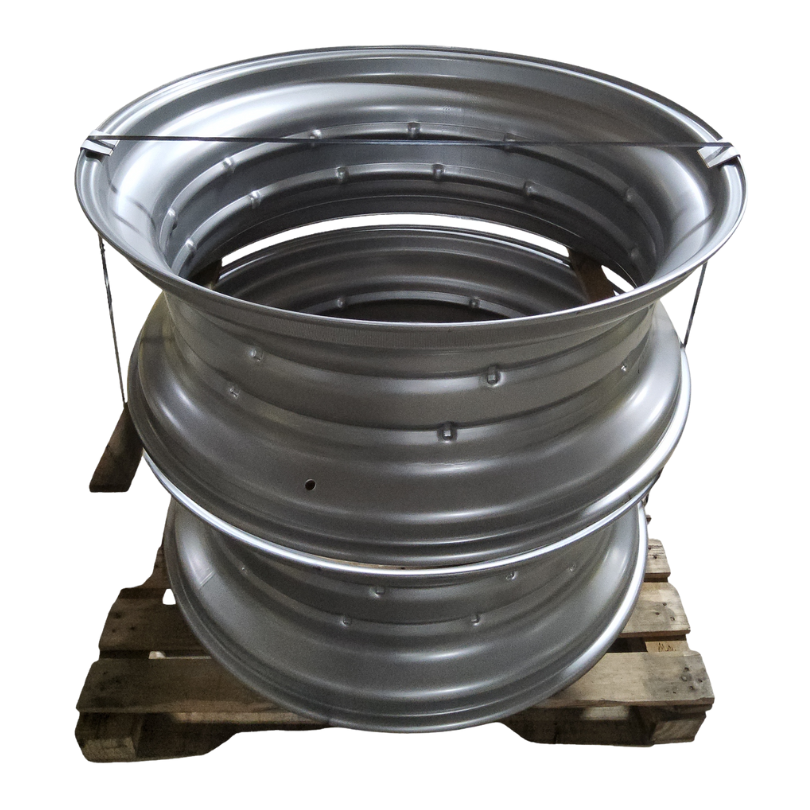 16"W x 42-38"D, Case IH Silver Mist Double Bevel Step-Up Rim