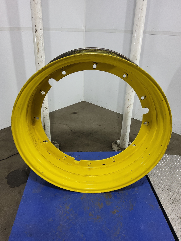 12"W x 38"D, John Deere Yellow 12-Hole Stub Disc