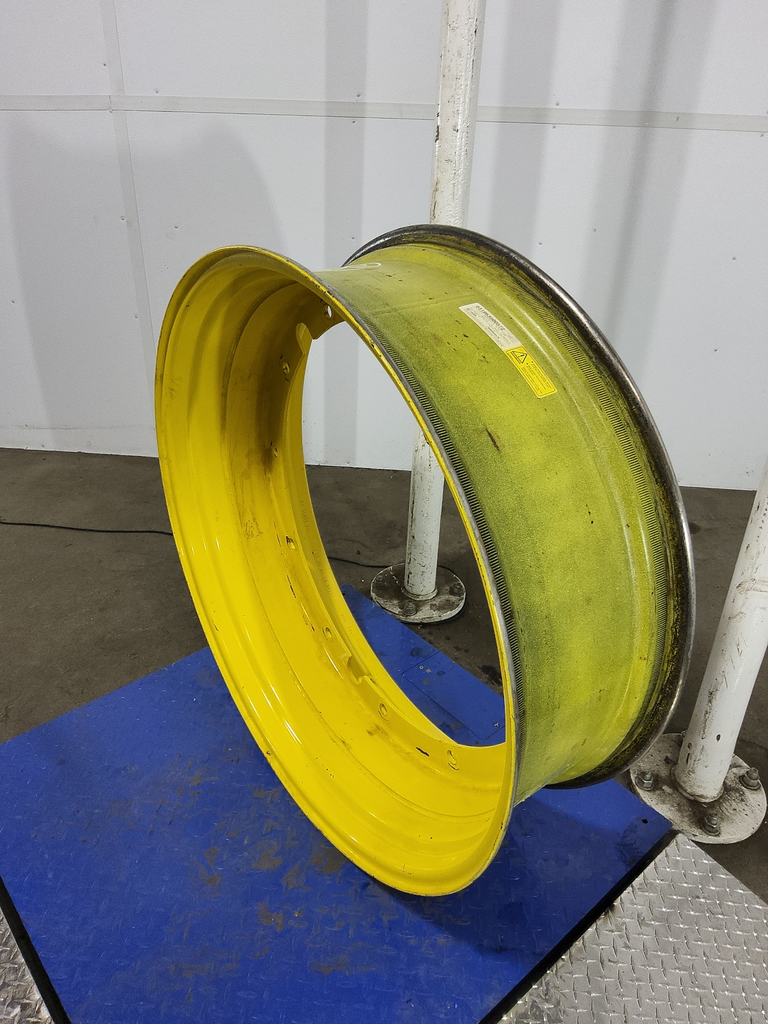12"W x 38"D, John Deere Yellow 12-Hole Stub Disc