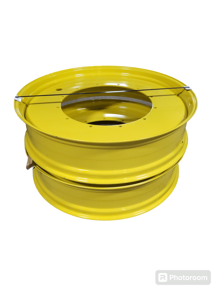 12"W x 54"D, John Deere Yellow 12-Hole Stub Disc