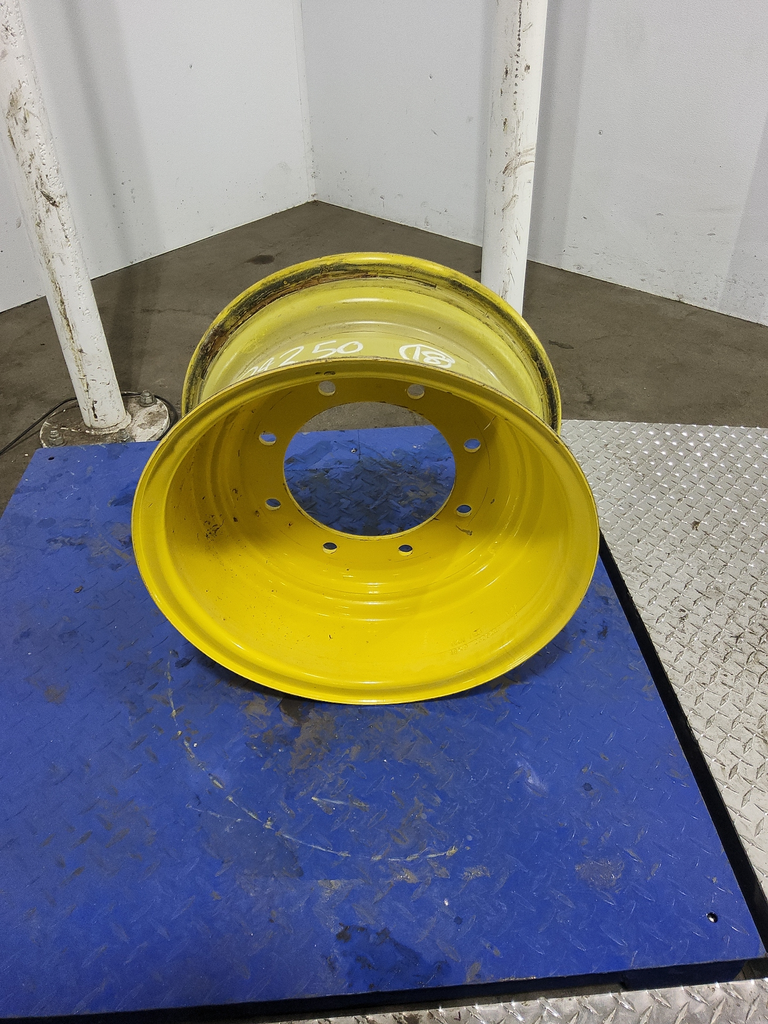 9"W x 18"D, John Deere Yellow 8-Hole Flat Plate