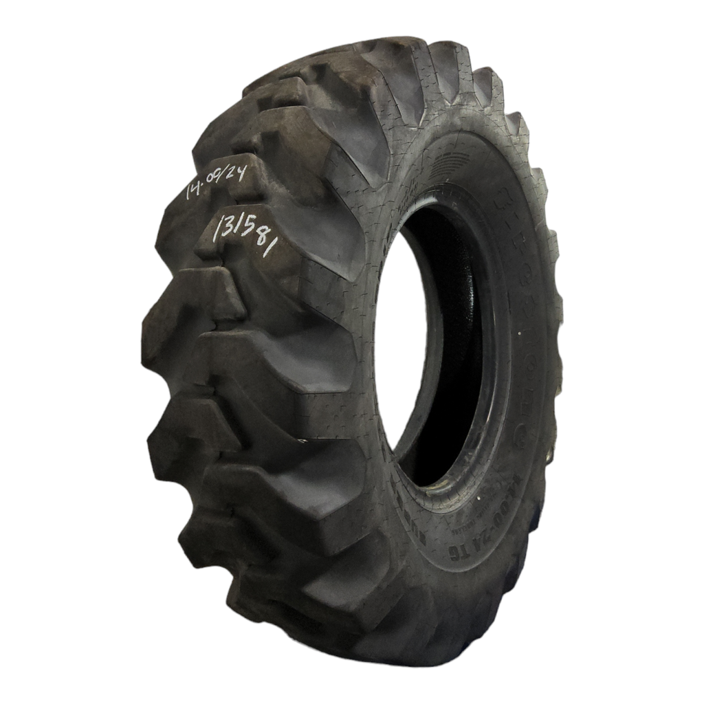 14.00-24 Firestone Super Ground Grip RB G-2 H (16 Ply), 80%