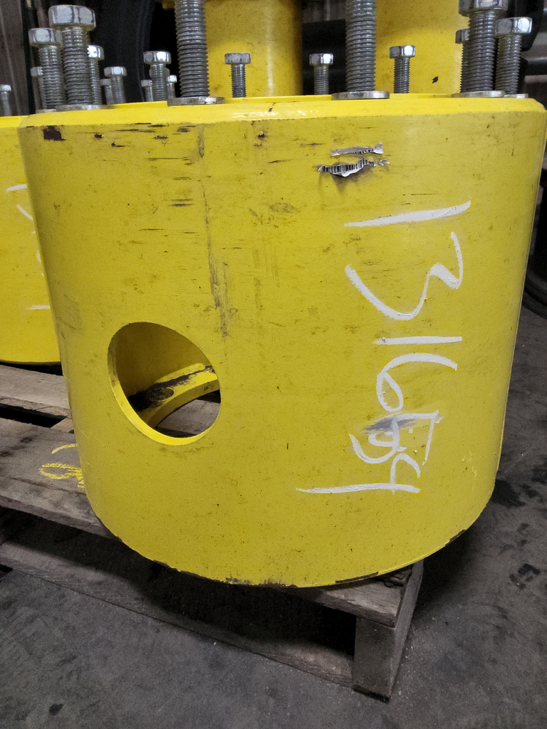 12-Hole 15.5"L FWD Spacer, John Deere Yellow