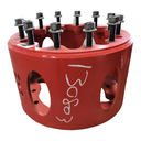 12-Hole 13.5"L FWD Spacer, Fendt/Agco Red