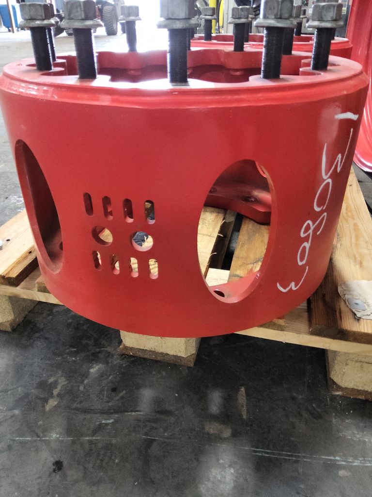 12-Hole 13.5"L FWD Spacer, Fendt/Agco Red